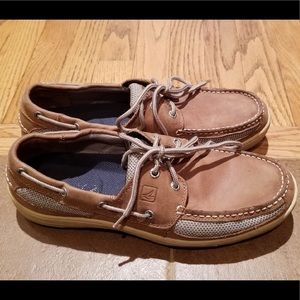 Men’s Sperry Tarpoon 2-Eye Dark Tan Boat Shoes